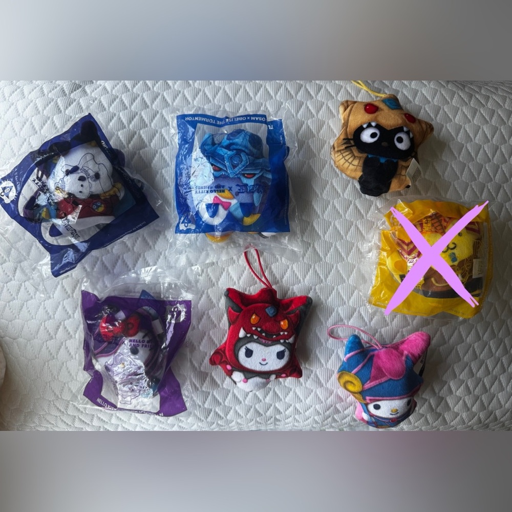 2024 Sanrio x YuGiOh! x McDonald’s US Plush Set (6/9)